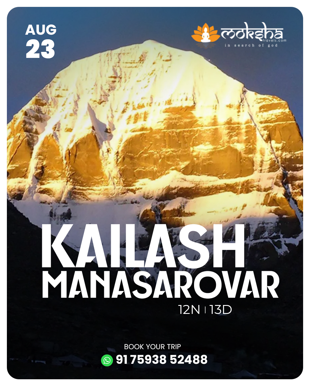 KAILASH MANASAROVAR Aug 23
