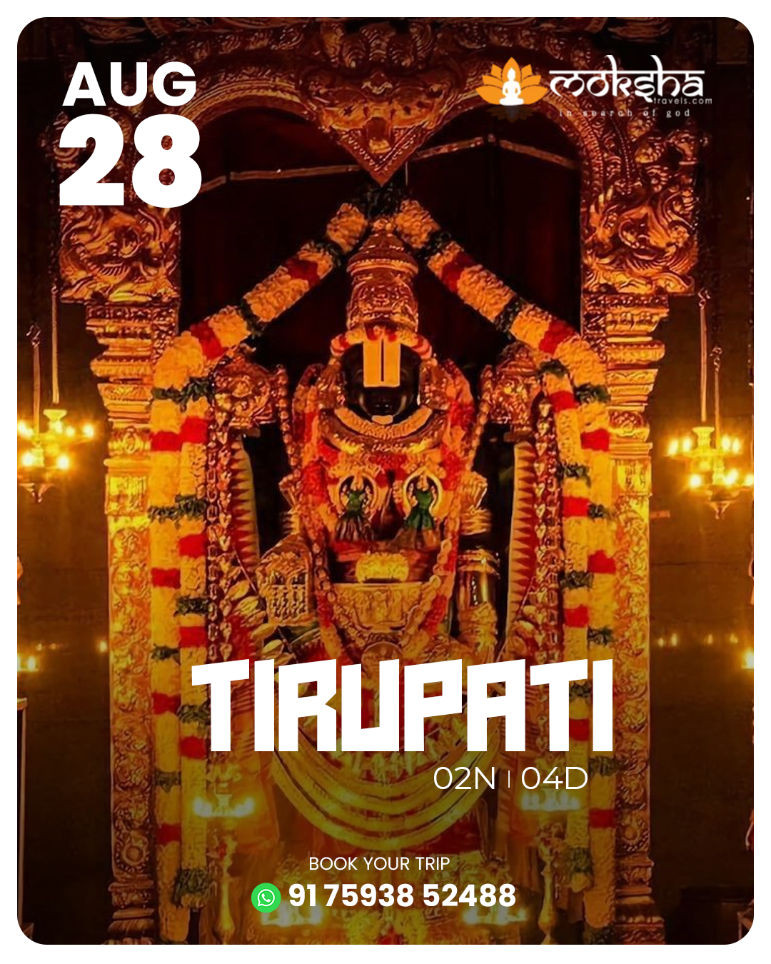 Tirupati Aug 28